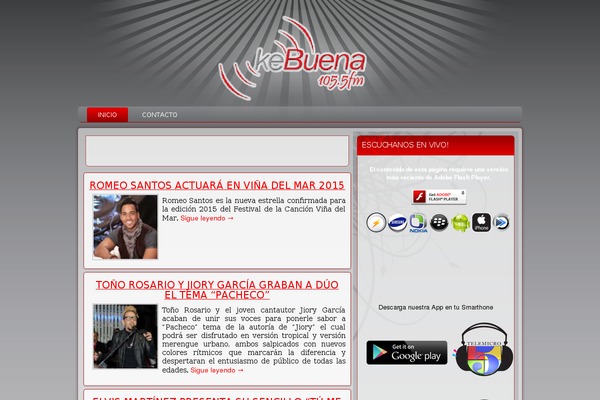 kebuena105.com site used Kebuena105v36