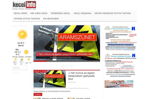 kecelinfo.hu site used Cashier