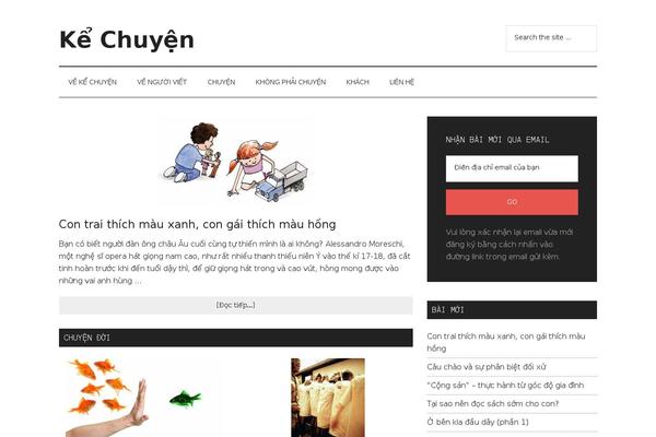 Genesis theme site design template sample