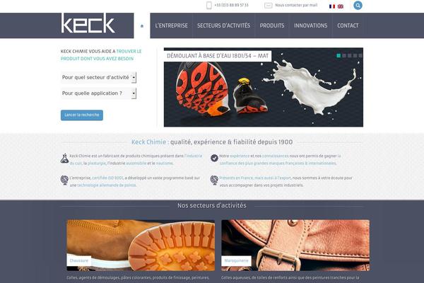 keck-chimie.fr site used Keck