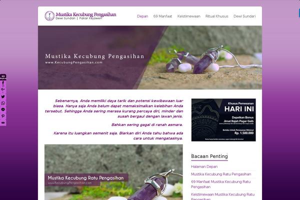 Spacious theme site design template sample