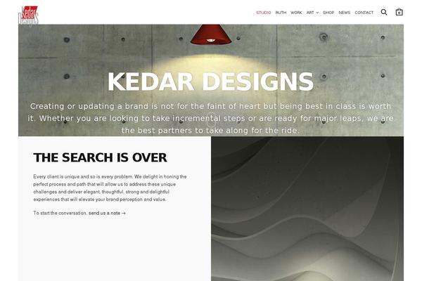 kedardesigns.com site used Notio-wp