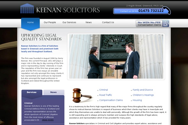 keenansolicitors.com site used Keenan