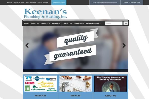 keenansplumbing.com site used Organic_nonprofit_child
