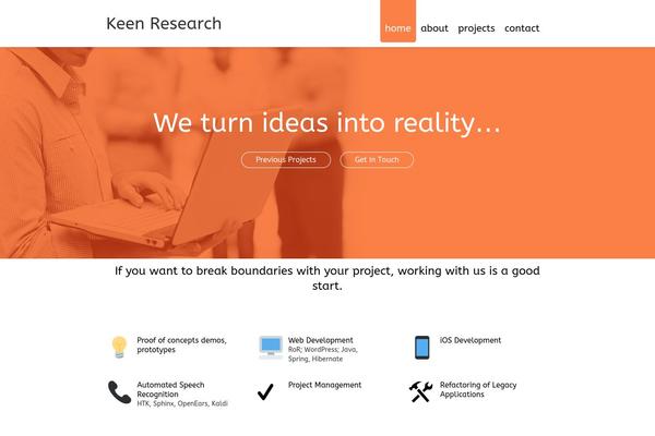 keenresearch.com site used Disillusion