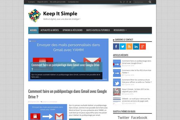 keepitsimple.fr site used Jarida_child