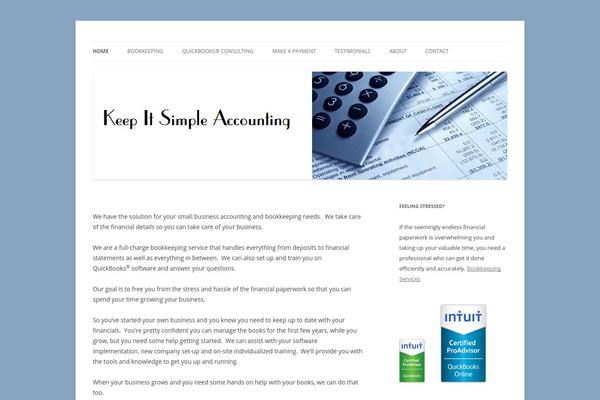 WordPress website example screenshot