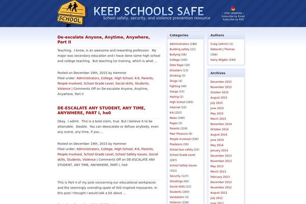 keepschoolssafe.org site used Patriotic