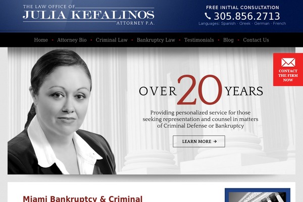 kefalinoslaw.com site used Juliakefalinos_2023