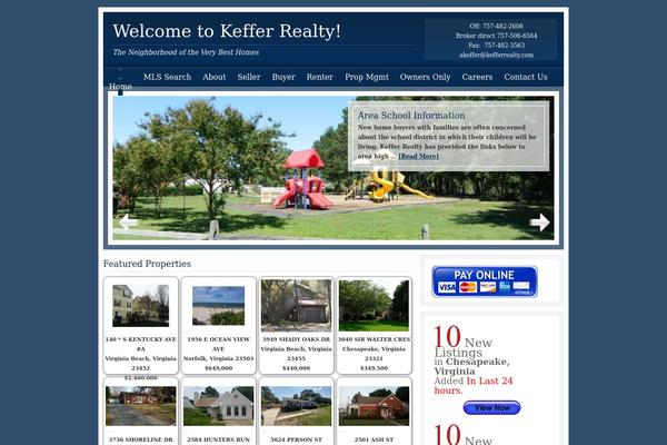 Site using Easy-real-estate plugin