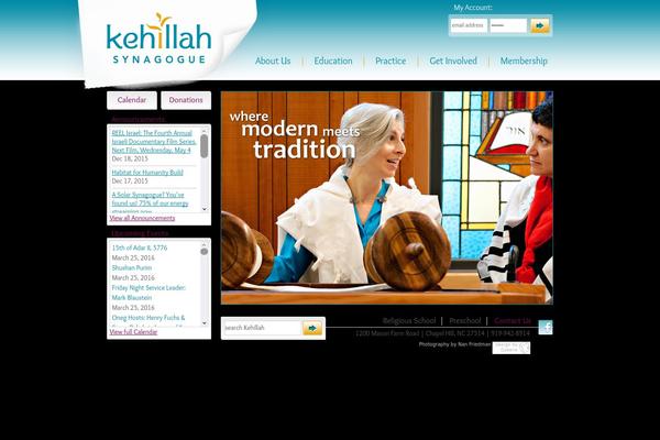 kehillah theme websites examples