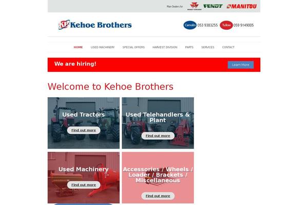 kehoebros.ie site used Kehoebrothers