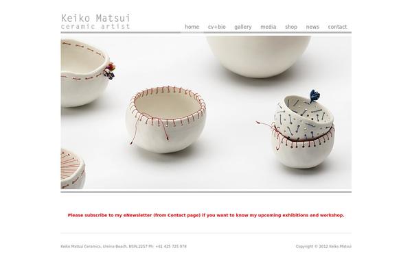 keikomatsui.com.au site used Keikosite