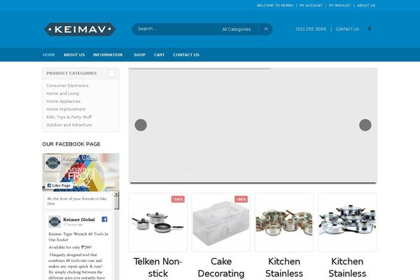 keimav.com site used Keimavtheme