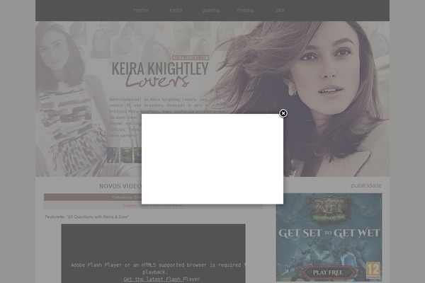keira-lovers.com site used Keiraklovers