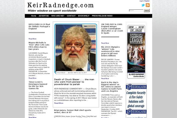 keirradnedge.com site used Keir