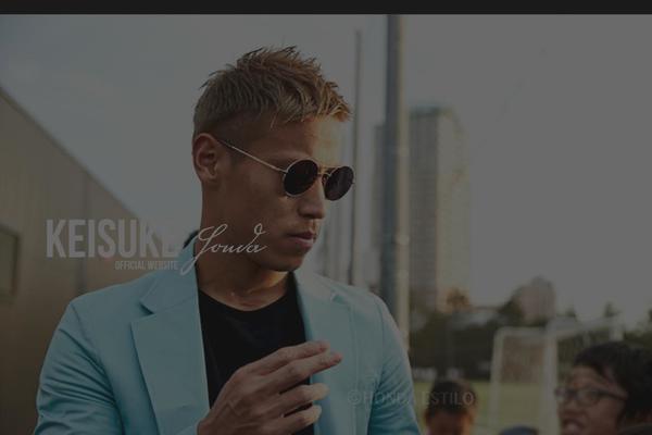 keisuke-honda.com site used Kh