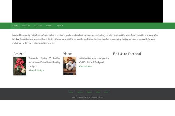 Nirvana theme site design template sample