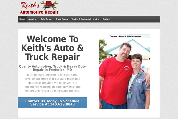 WordPress website example screenshot