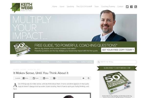 Get Noticed theme site design template sample