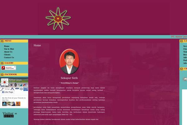 kekarjaya.com site used Wp-city-vector