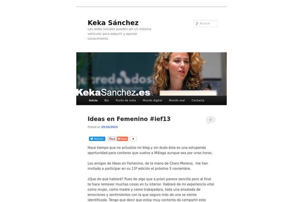 Twenty Eleven theme site design template sample