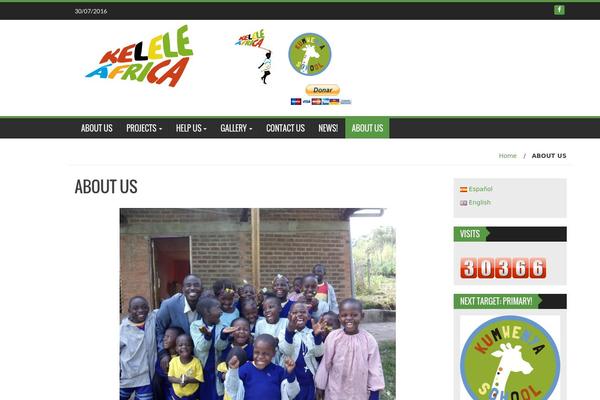 keleleafrica.org site used WP FanZone