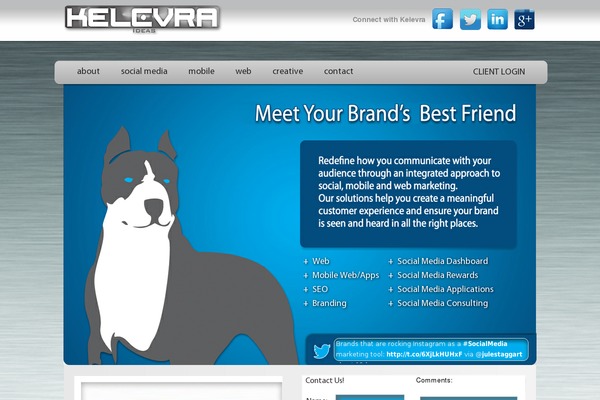kelevraideas.com site used Adverting