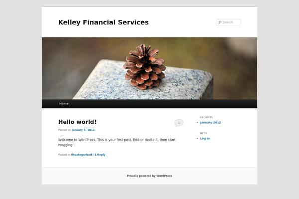 Twenty Eleven theme site design template sample