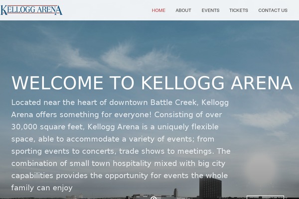 kelloggarena.com site used Kellogg-arena