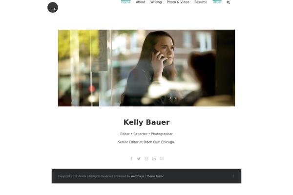 Avada theme site design template sample