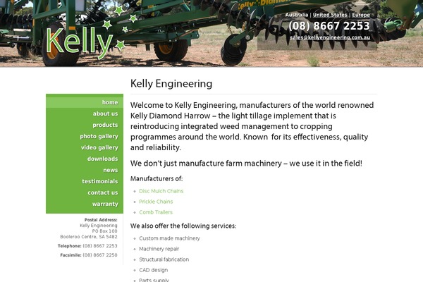 kellyengineering.com.au site used Idweb_new