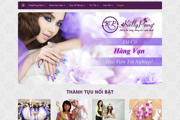 kellypangnail.com site used Bootstrap3