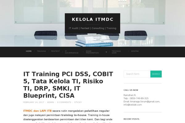 WordPress website example screenshot