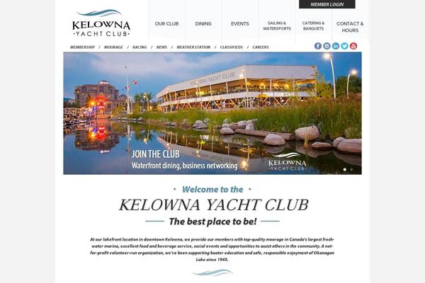 kelownayachtclub.com site used Wireframe_v1
