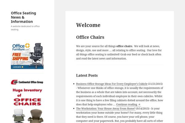 kelseat.com site used Twenty Fifteen