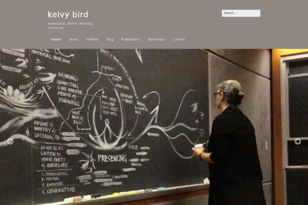 kelvybird.com site used Make-child-theme