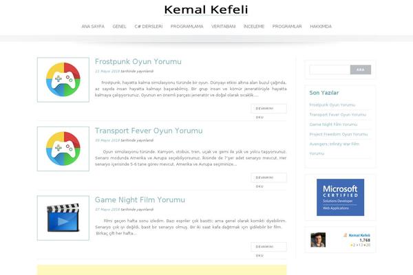 kemalkefeli.com site used Emphasize