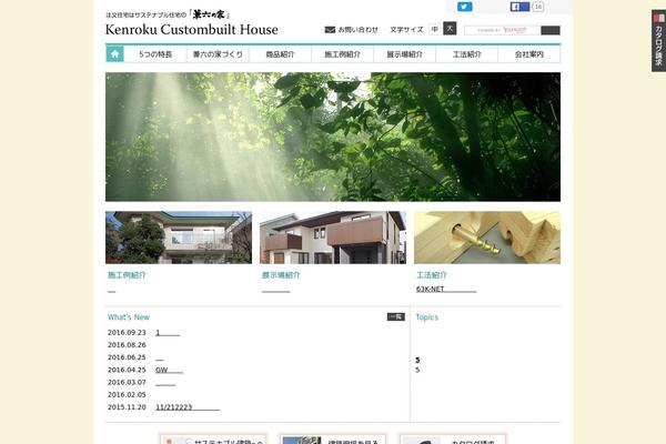 WordPress website example screenshot