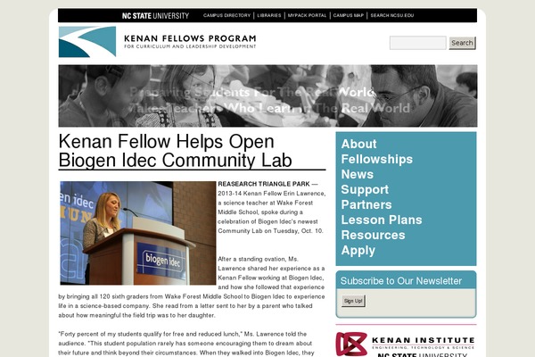 kenanfellows.org site used Kenanfellowsprogram