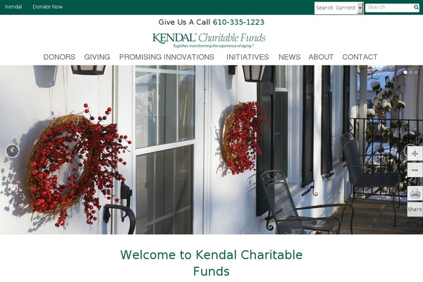 kendalcharitablefunds.org site used Kendal-community