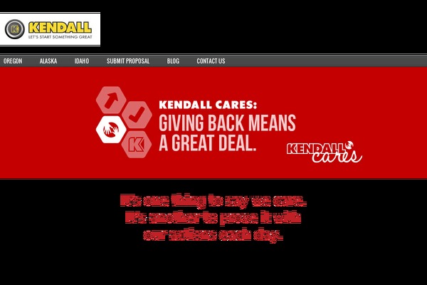 kendallgivesback.com site used Kencares