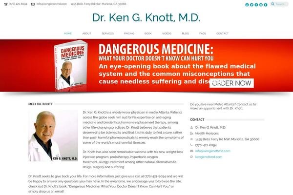 WordPress website example screenshot