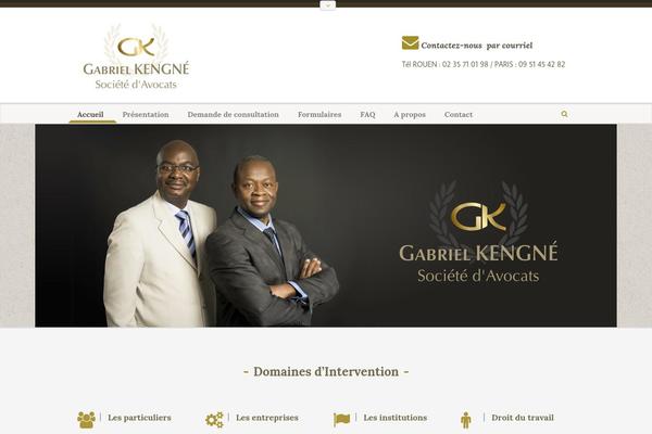 kengne-avocat.com site used Thelaw