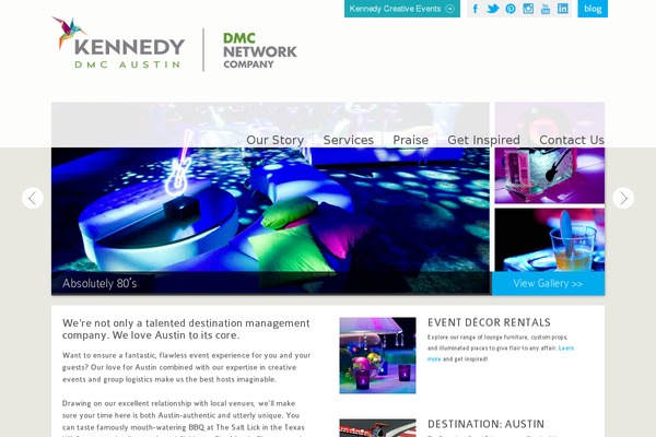 kennedycreative-destinations theme websites examples