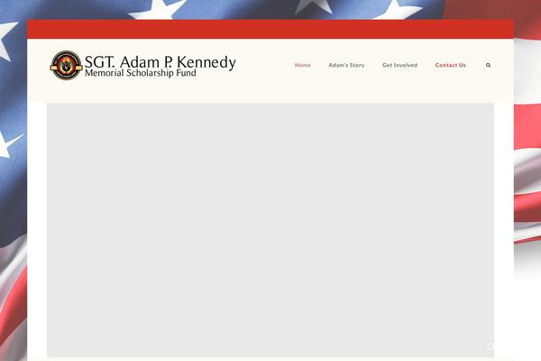 Candidate theme site design template sample