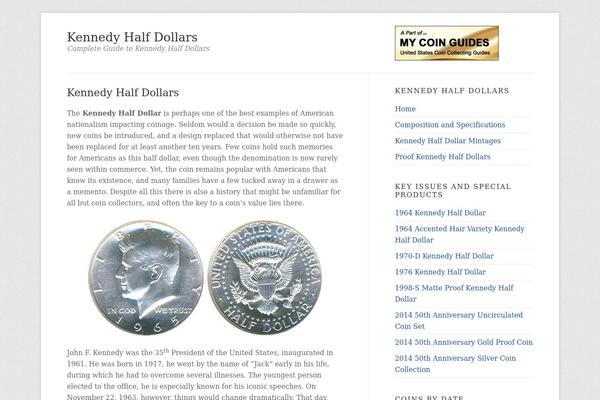 kennedyhalfdollars.net site used Mobile-adaptation