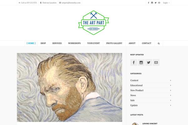 WordPress website example screenshot