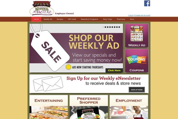 kenniesmarket.com site used Shoptocook-responsive-kenniesmarketstc