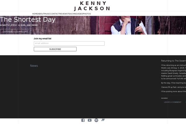 Site using Compact WP Audio Player plugin